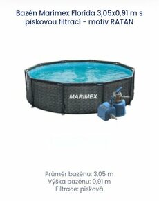 Bazén Marimex (3,05x0,91m) s filtrací - 1