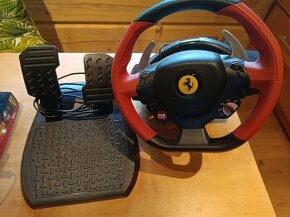 Závodní volant a pedály-XBOX ONE -Ferrari 458 Spider - 2ks - 1