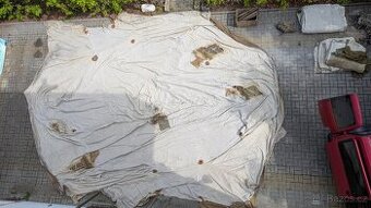 Vojenský stan 6x6m, jednodílný