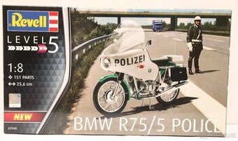 BMW R75/5 POLICE Revell - nové stavebnice (1:8)