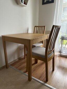 IKEA EKEDALEN jídelní stůl a 2x židle