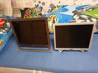 2x monitor Dell Sony
