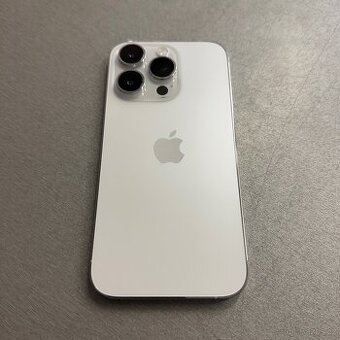 iPhone 14 Pro 256GB silver, jako nový, 12 měsíců záruka