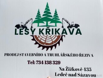 Stavební,truhlářské řezivo prkna,latě,fošny,trámy