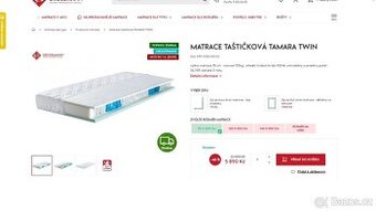 zdravotní matrace GROSMANN Tamara Twin 80x200