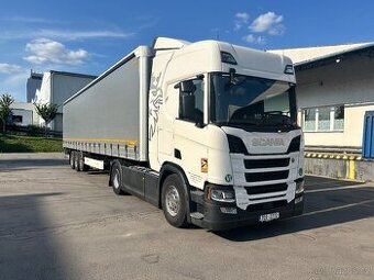 Hledáme řidiče C+E na Scania R500 2018 s návěsem plachta..