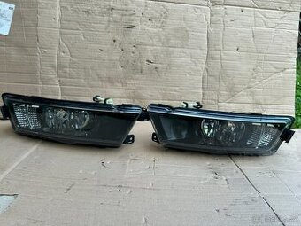 Mlhovky Škoda Rapid s LED černé