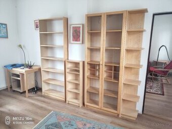 2x IKEA Billy dýha bříza 80x200+bok + 2x LACK