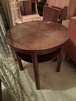 Kulatý stolek Art deco