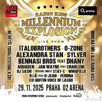 RADIO KISS MILLENNIUM EXPLOSION, VIP KLUBOVÉ PATRO