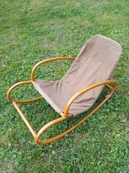 Dětské retro houpací křeslo