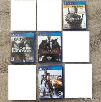 PS4 a PS5 hry všeho druhu