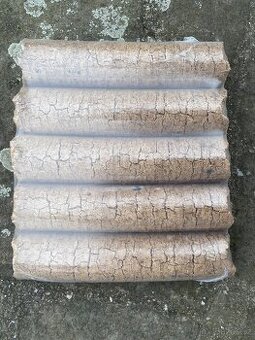 Dřevěné válcové brikety dub/buk