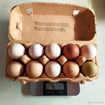 Domácí slepičí vajíčka