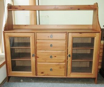 Komoda z borovice - celomasiv - Výborný stav