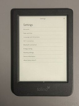 Čtečka knih Tolino Shine 5 16GB