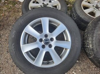 Alu kola Borbet 16” 5x100 + pneu Nokian