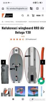 Board wingfoil RDD Beluga 235l