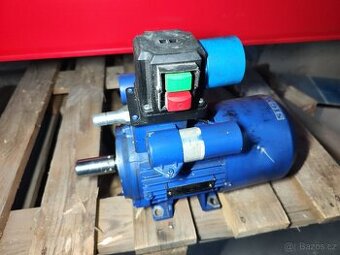 Elektromotor 1fáze, 1,1 kW, s vypínačem