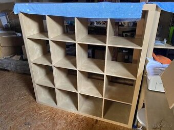 Policový díl / rozdělovač místnosti / knihovna dub