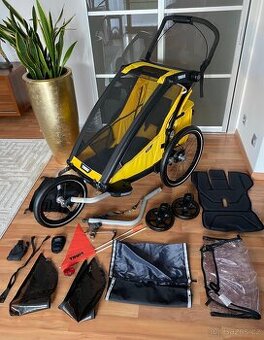 🖤💛 Thule Chariot Sport + 3 sety 💛🖤