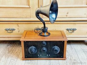 Starožitné rádio Telefunken Marconi II., s reproduktorem