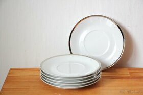 Vintage postříbřené talířky pod hrnečky - 1