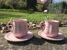Růžový porcelán - hrneček 5
