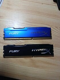 HyperX Fury Black/Blue DDR3 2x4GB - 1