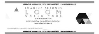 Imagine Dragons, sezeni sektor A Praha 11.06.2025 Letnany