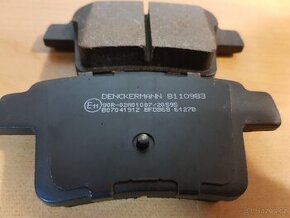 brzdové zadní destičky FORD MONDEO III kombi od.09/04 - 1