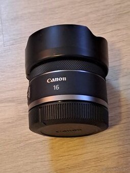 Prodám širokoúhlý objektiv Canon Rf 16 mm, f 2,8 STM