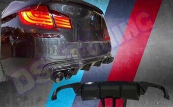 Difuzor zadního nárazníku BMW F10 F11 – Černý lesk