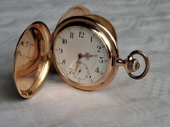Zlaté kapesní hodinky IWC