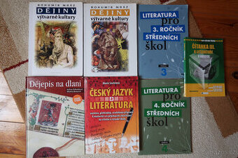 Dějiny výtvarné kultury,Dějepis na dlani,Český jazyk,Lit....