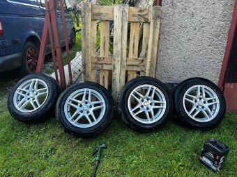 ALU kola 5x100 57,1 ET 35 r14 s pneu 165/70 NEXEN