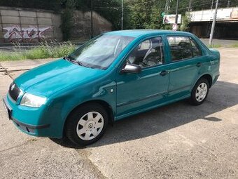Škoda Fabia 1.4 MPI r.v.2002 --93 900 km -- CZ původ - 1