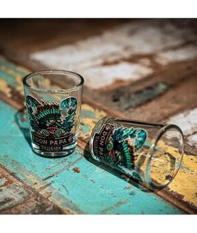 Don Papa Masskara panák sklenice