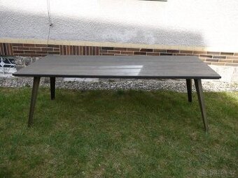 Jídelní stůl City – 230 cm – antracit / kovové nohy