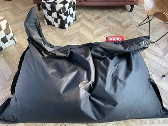 Fatboy 180cm x140cm černý doplněný kuličkami