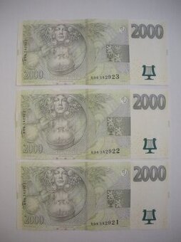 Bankovky 2000 Kč - Série K04