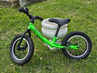 Dětské odrážedlo s brzdou Galaxy Kosmík 12" zelené