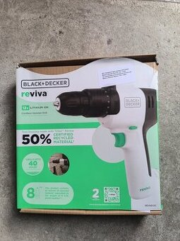 Aku vrtačka Black+Decker reviva