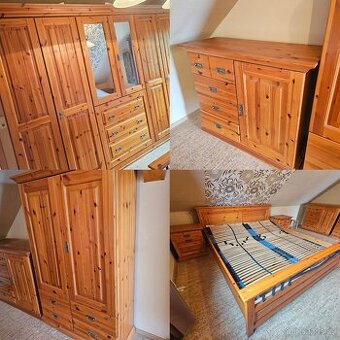 Jitona Malta ložnice 2 x komoda Celodřevěná