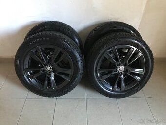 Originální černé ALU sada Škoda Fabia IV 5x100 R16 (Canis)