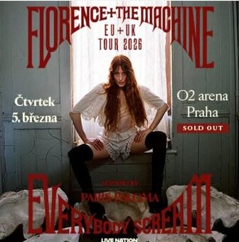 Klubové VIP - Florence + The Machine, O2 Arena 5.3.2026