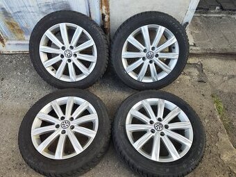 17"zimní alu sada Stockholm 5x112 origo VW Touran 2 215/55