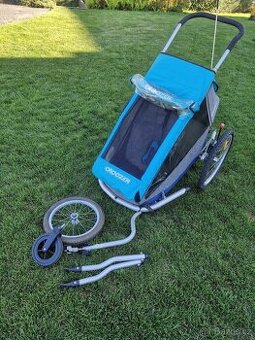 Croozer kid for 1, cyklovozík s odpružením