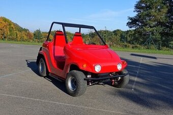 Elektrický golfový vozík s tažným zařízením