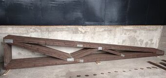 Dřevěné střešní pultové vazníky